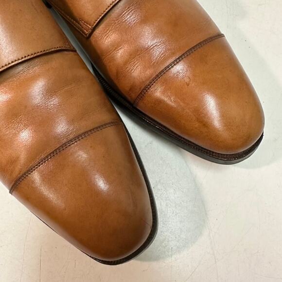 NEW HEELS Crockett & Jones x Polo Ralph Lauren Double Monk Strap England 10.5 D - Picture 8 of 12